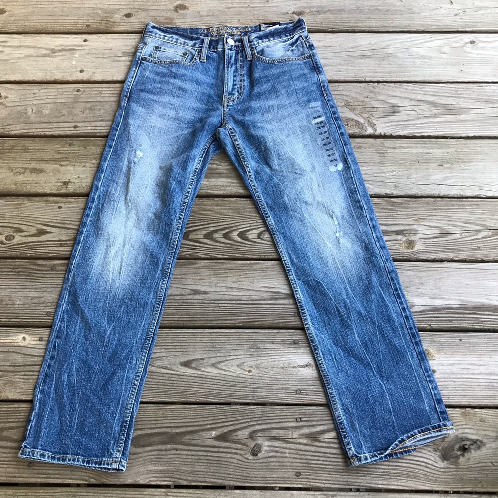 American Eagle Relaxed Straight Jeans